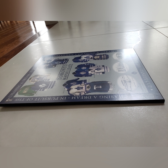 Toronto Maple Leafs Plaque that can be hung. History of the jersey and l… - Picture 3 of 5